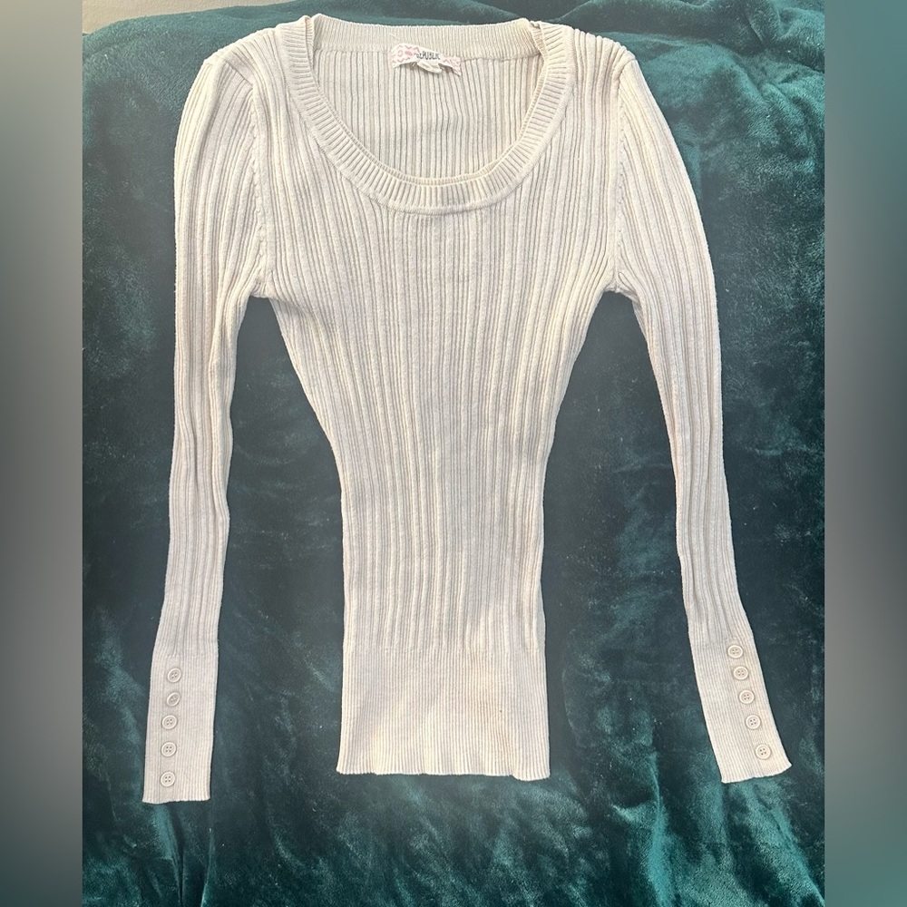 Y2K ribbed sweater